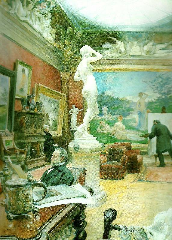 Carl Larsson interior fran furstenbergska galleriet oil painting image